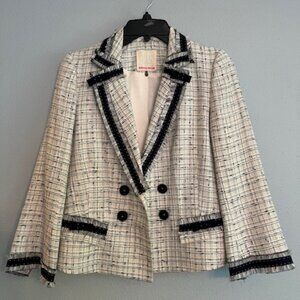 Rebecca Taylor tweed skirt suit set size 6